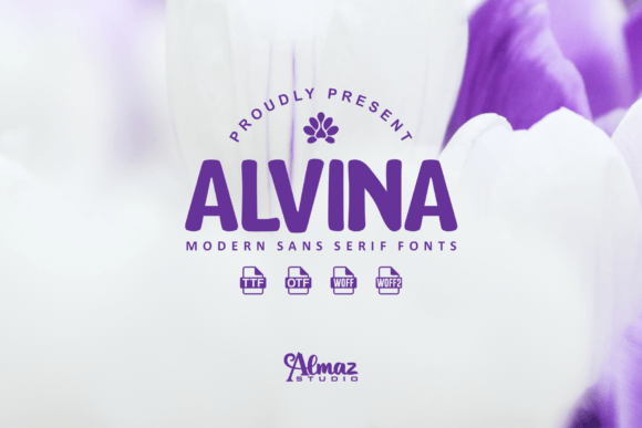 Alvina: Modern Typography for Strong Brand Identity