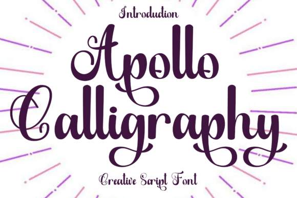 Apollo Calligraphy: A Friendly Touch for Creative Designs