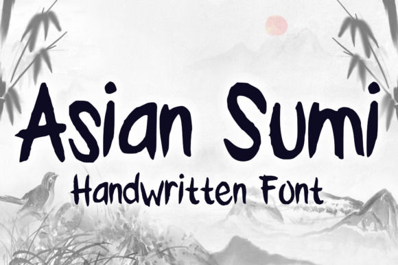 Asian Sumi: A Brush Font for Authentic Design