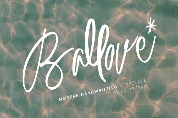 Ballove: The Art of Authentic Handwritten Typography