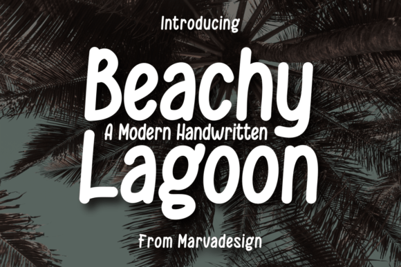 Beachy Lagoon: A Handwritten Font for Modern Design