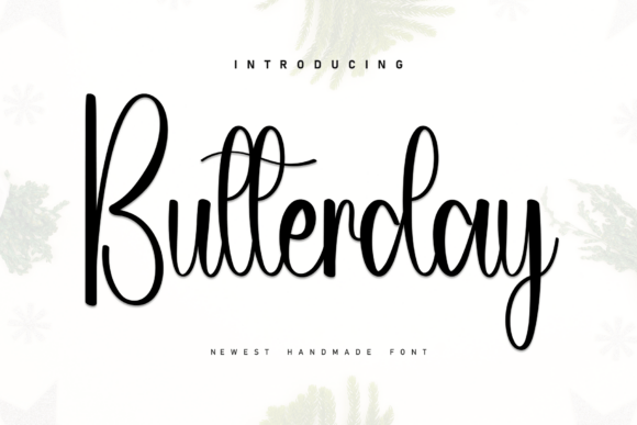 Butterday Font: A Sweet Touch for Modern Design