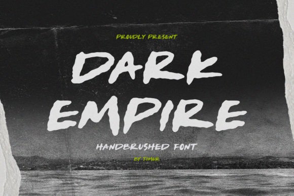 Dark Empire: A Modern Font for Edgy Branding