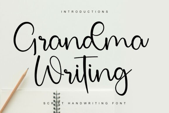 Grandma Writing: A Festive Typeface for Holiday Design