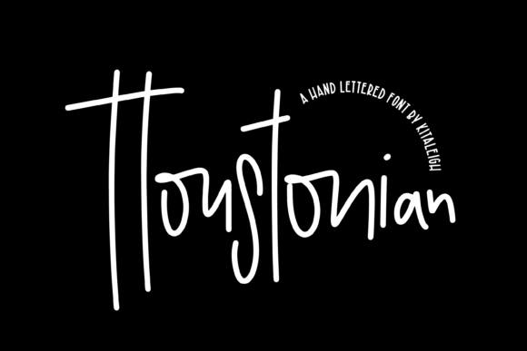 Houstonian: A Hand-Lettered Font for Authentic Design