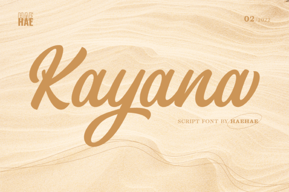 Kayana: A Modern Handwritten Font for Creative Projects