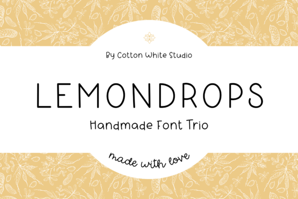 Lemondrops Trio: A Whimsical Font for Creative Design