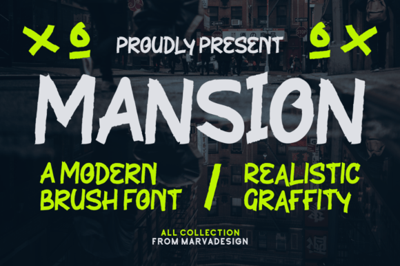 Mansion: A Modern Brush Font for Impactful Design