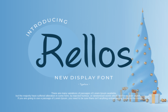 Rellos: Elevate Your Designs with a Charming Handwritten Font