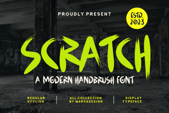 Scratch: The Modern Handbrush Font for Dynamic Design