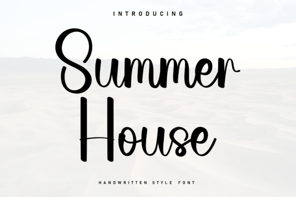 Summer House: The Handwritten Font for Modern Design