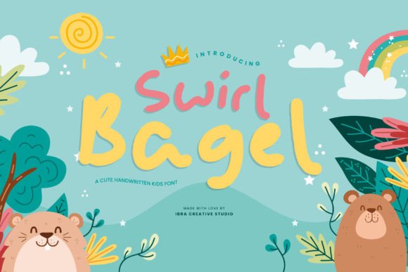 Swirl Bagel: A Playful Font for Youthful Design