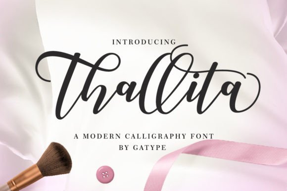 Thallita: Elevating Design with Sophisticated Handwriting