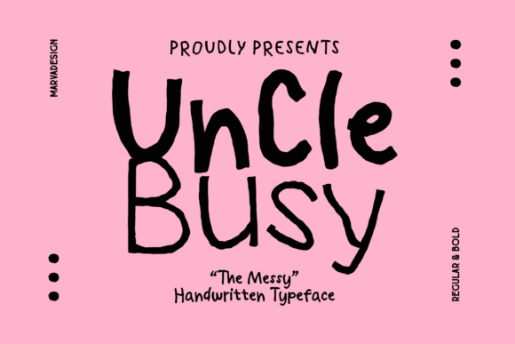 Uncle Busy: The Playful Typeface for Authentic Branding