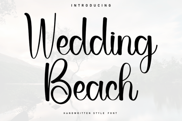 Wedding Beach: Elevating Casual Elegance in Graphic Design