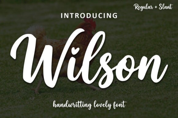 Wilson: The Handwritten Font for Authentic Design